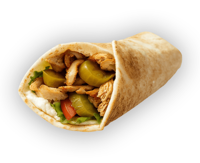 pita shawarma poulet